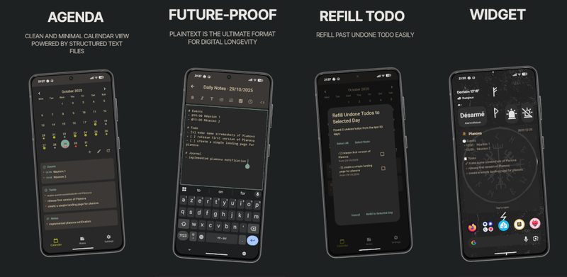 Planova, manage your life in plain text